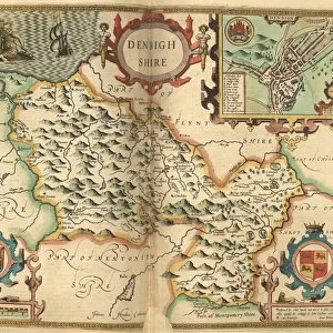 John Speed's map of Denbighshire, 1611