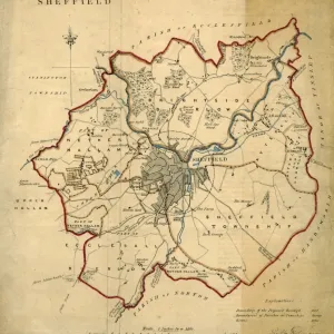 Karte von Sheffield Karte von Sheffield