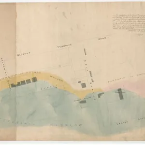 Plan shewing the antient [sic] boundary line between part of the townships of Sheffield, Ecclesall and Nether Hallam, 1834