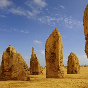 Limestone formations in the Pinnacles desert, Nambung National Park, Western Australia
