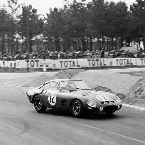 1963 Ferrari 250 GTO driven by Sears / Salmon at Le Mans. Creator: Unknown