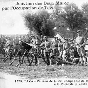 24th company of the French Foreign Legion, Taza, Morocco, 1904
