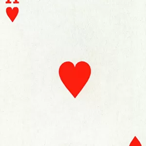 Ace of Hearts from a deck of Goodall & Son Ltd. playing cards, c1940