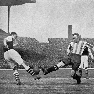 Action from an Arsenal v Sheffield United football match, c1927-1937. Artist: London News Agency