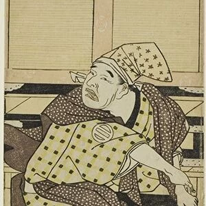 The Actor Asao Tamejuro I as Drunken Gotobei Doing a Sambaso Dance (Goto... c. 1790)