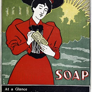 Advertisement for Sunlight household soap, c1890