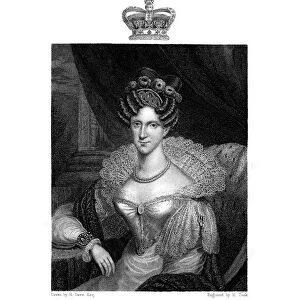 Adelaide of Saxe-Meiningen, Queen Consort of William IV of the United Kingdom, 19th century. Artist: H Cock