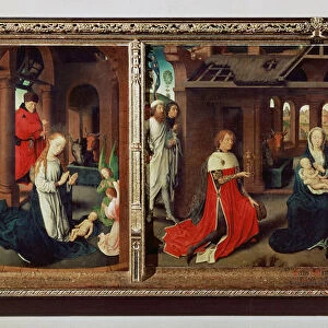 The Adoration of the Magi, triptych by Hans Memling, preserved in the Prado Museum