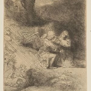 The Agony in the Garden, ca. 1652. Creator: Rembrandt Harmensz van Rijn