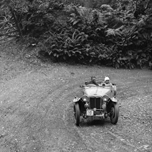 AH Langleys 1935 MG Magnette / Magna of the Three Musketeers team, Devon, late 1930s