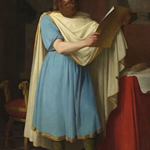 Alaric II, Visigothic King, 1856. Artist: Esquivel y Rivas, Carlos Maria (1830-1867)