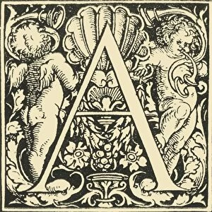 A - An Alphabet by Hans Weiditz, c1520-1521, (1908). Creator: Hans Weiditz