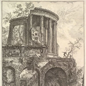 Altra V. del Tempio della Sibilla in Tivoli (Another view of the Temple of the Sib