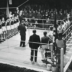 Amateur boxing competition between Germany and Poland, 1936