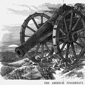 The American Juggernaut, 1864. Artist: John Tenniel