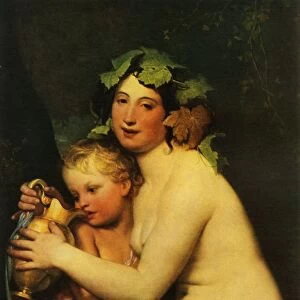 Amor and the Bacchante, 1828, (1965). Creator: Fyodor Bruni