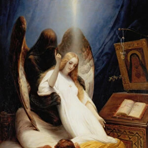 The Angel of Death, 1851. Artist: Horace Vernet