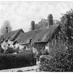 Anne Hathaways Cottage, Stratford-On-Avon, England, late 19th century. Artist: John L Stoddard