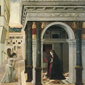 The Annunciation. Artist: Bellini, Gentile (ca. 1429-1507)