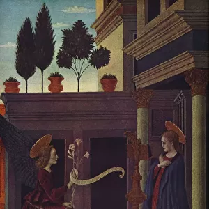 The Annunciation, c1449-1454. Artist: Alesso Baldovinetti