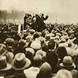 Anti-government demonstration, Hyde Park, London, 6 February 1933, (1935). i Creator: Unknown