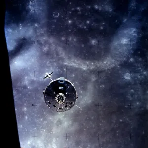 Apollo 16 Command and Service Module Print, 1972 Apollo 16 Command and Service Module Print, 1972