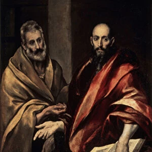 The Apostles St. Peter and St. Paul, 1587-1592. Artist: El Greco, Dominico (1541-1614)