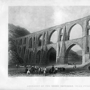 Aqueduct of the Greek Emperors, near Pyrgo, Turkey, 1886. Artist: R Wallis