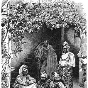 An Arab family of Tlemcen, Algeria, c1890. Artist: Bertrand