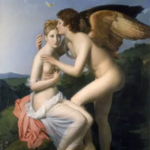 Print of Psyche Receiving the First Kiss of Cupid, 1798 Print of Psyche Receiving the First Kiss of Cupid, 1798