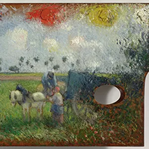 Camille Pissarro Cushion Collection: Rural landscapes