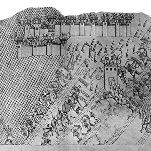 Assault on the City of Lachish, 700-692 BC, (c1900-1920). Artist: Sir Austen Henry Layard
