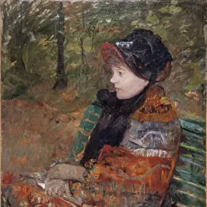Autumn. Portrait of Lydia Cassatt, 1880. Creator: Cassatt, Mary (1845-1926)