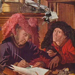 Two Bankers or Usurers, c1540, (1939). Artist: Marinus van Reymerswaele
