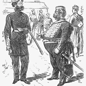 Banting in the Yeomanry, 1865. Artist: Charles Samuel Keene