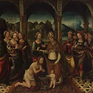 Baptismal Ceremony, End of 16th cen Artist: Aspertini, Amico (1474-1552)