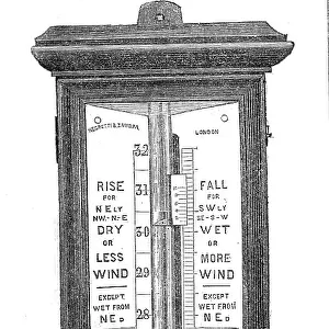Barometers for life-boat stations, 1860. Creator: Unknown