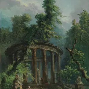 La Piscina de Baño. Creador: Hubert Robert La Piscina de Baño. Creador: Hubert Robert