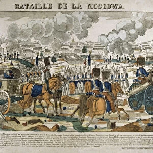 Battle of Borodino, Russia, 7 September 1812, (c1835). Artist: Francois Georgin