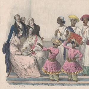 Bayees or Dancing Boys; from Twenty four Plates Illustrative of Hindoo