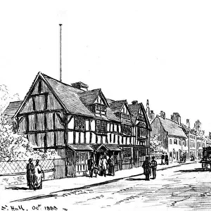 The birthplace of Shakespeare, Stratford-upon-Avon, Warwickshire, 1885. Artist: Edward Hull