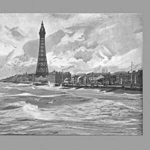 Blackpool with its Eiffel Tower, c1900. Artist: Paulton & Son