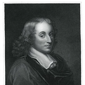 Blaise Pascal, French philosopher, mathematician, physicist and theologian, (1833). Artist: H Meyer