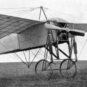 Bleriot monoplane used by the British army, 1914