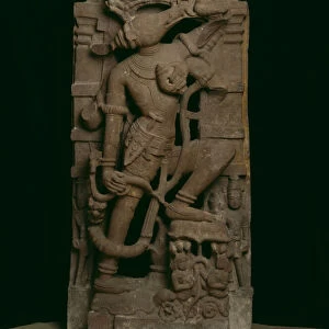 Boar Incarnation of God Vishnu (Varaha) Lifting the Earth Goddess Bhudevi, 11th century