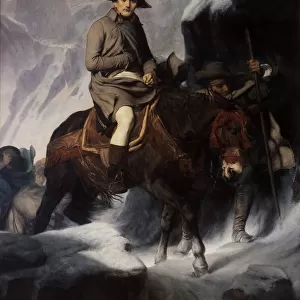 Bonaparte Crossing the Alps. Artist: Delaroche, Paul Hippolyte (1797-1856)