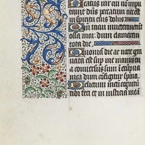 Book of Hours (Use of Rouen): fol. 81v, c. 1470. Creator: Master of the Geneva Latini (French