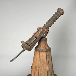 Breech-Loading Swivel Gun with Chamber on Stand, Western Europe, early 16th century