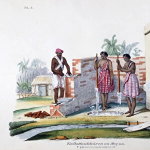 Bricklayer, 1828. Artist: Marlet et Cie