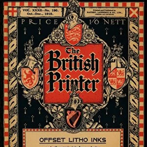 The British Printer cover, 1919. Artist: William E Swain